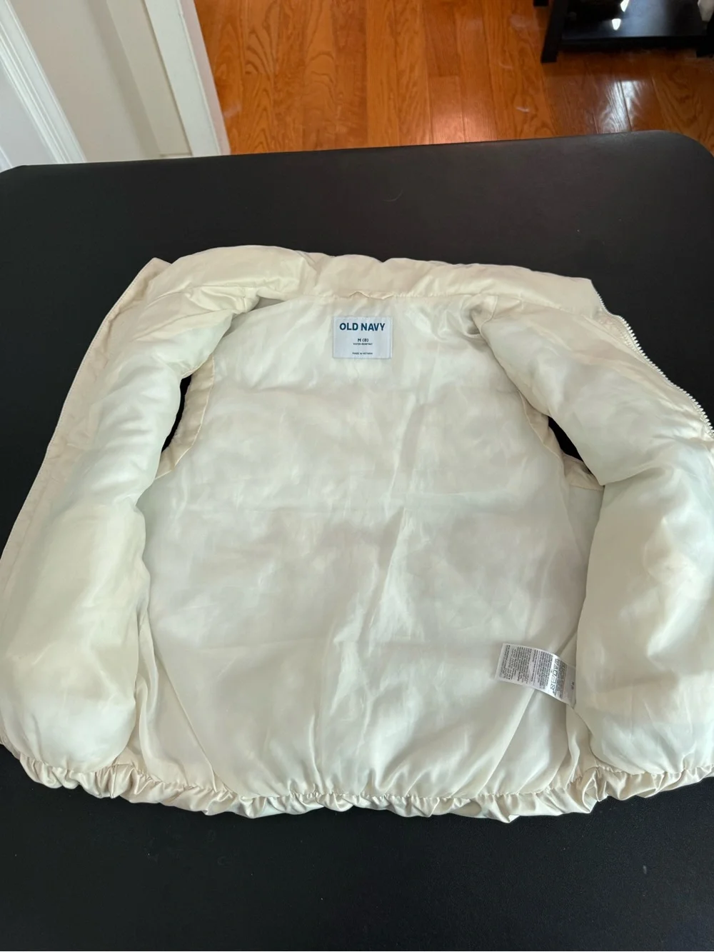 Old Navy Cream Puffer Vest for Kids